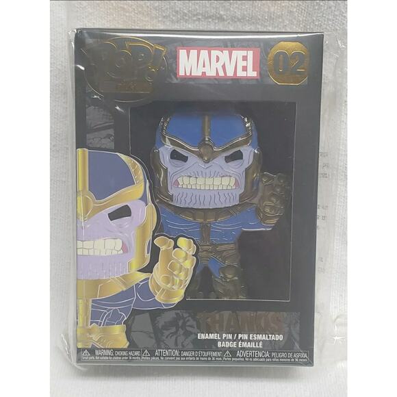 Marvel Thanos Avengers Engame 02 Funko Pop Pin Enamel BNIB - Picture 2 of 7